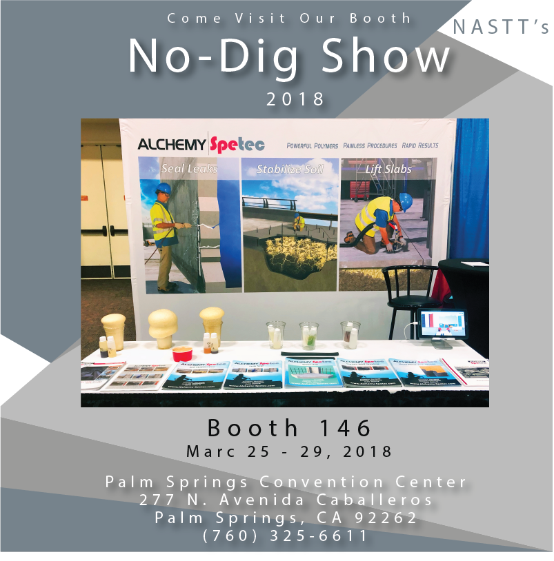 Visit Our Booth at the NoDig Show!